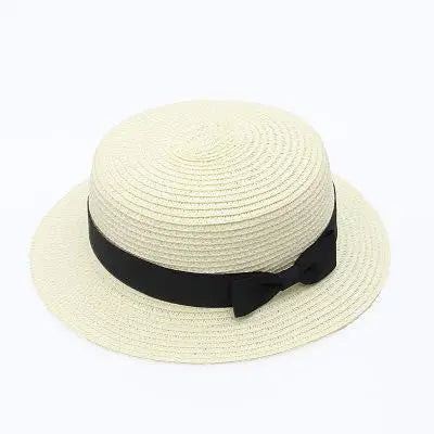 Women's Panama Straw Beach Hat - Wide Brim Summer Sun Hat